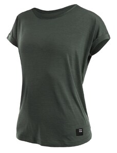 Sensor Merino Air Traveller dámské tričko krátký rukáv Olive green S
