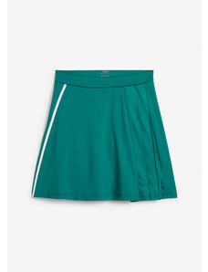 bonprix Sportovní sukně s integrovanými šortkami Zelená
