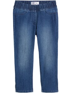 bonprix 3/4 kalhoty Jeggings, pro dívky Modrá