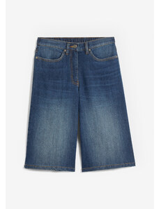 bonprix Strečové džíny s vysokým pasem Straight Modrá