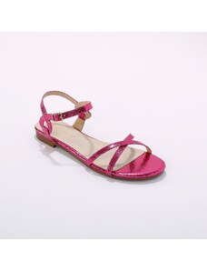 Blancheporte Metalické sandály růžová 36