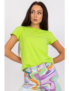 BASIC FEEL GOOD Basic tričko Mendy Fluo zelená