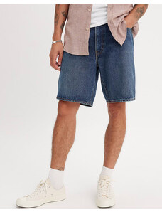 LEVIS 468 STAY LOOSE SHORTS DARK INDIGO - WORN IN