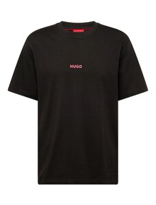 HUGO Red Tričko 'Dowidom' mix barev / černá