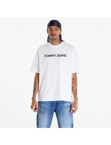 Tommy Hilfiger Pánské tričko Tommy Jeans Logo Oversized Fit T-Shirt White