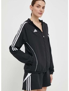 Tréninková bunda adidas Performance Tiro 24 černá barva, přechodná, IM8805