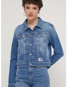 Džínová bunda Tommy Jeans dámská, přechodná, DW0DW17653