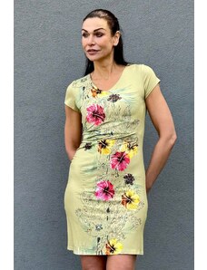 Sophia Bohemia Dámské šaty s řasením květy