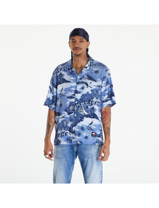 Tommy Hilfiger Pánská košile Tommy Jeans Hawaiian Print Camp Collar Short Sleeve Shirt Hawaiian Aop