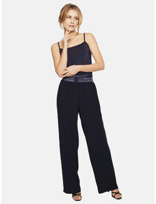 L`AF Woman's Trousers Leja Navy Blue