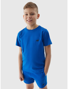 Chlapecké hladké tričko 4F - kobaltové