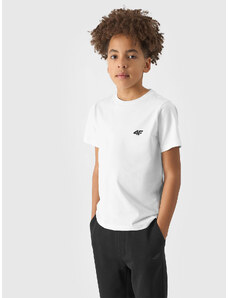 Chlapecké hladké tričko 4F - bílé