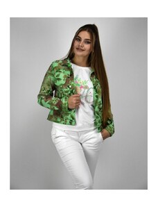 Oboustranná džínová bunda Zac & Zoe zelená