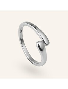 SilveAmo Stříbrný prsten v lakonickém designu 46