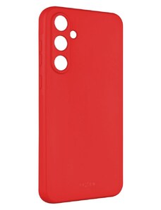 Zadní pogumovaný kryt FIXED Story pro Samsung Galaxy A35 5G, červený