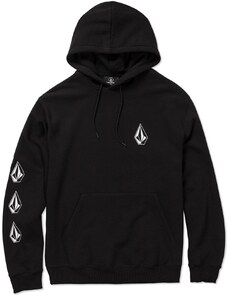 volcom Pánská mikina iconic stone hoodie black