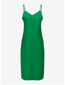 Zelené dámské saténové šaty ONLY Sia - Dámské