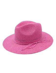 Hologramme Paris Dámský letní fedora klobouk Martha růžový