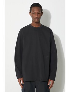Tričko s dlouhým rukávem Y-3 Premium Long Sleeve Tee černá barva, IR7107