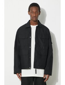 Bunda Carhartt WIP Holt Jacket pánská, černá barva, přechodná, I032979.89XX
