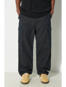 Kalhoty Human Made Cargo Pants pánské, černá barva, jednoduché, HM27PT001