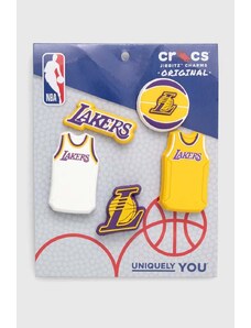 Připínačky na obuv Crocs JIBBITZ NBA Los Angeles Lakers 5-pack 10011275