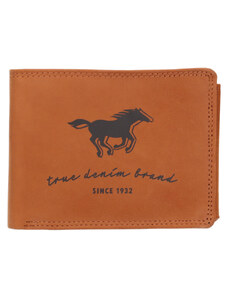 Pánská kožená peněženka Mustang Enet - koňak