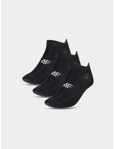 Pánské sportovní ponožky pod kotník (3pack) 4F - černé