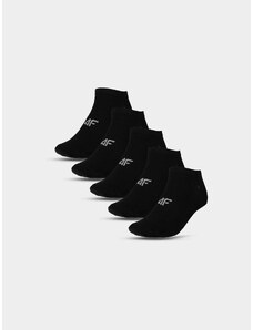 Dámské kotníkové ponožky casual (5pack) 4F - černé