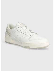 Kožené sneakers boty adidas Originals Team Court 2 bílá barva, ID3409
