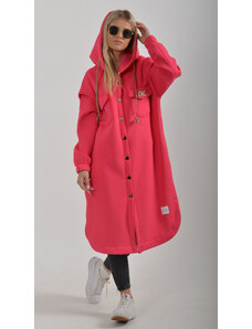 Enjoy Style Přechodový růžový kabát ES2017