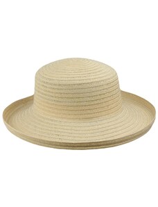 Mayser Dámský béžový klobouk Isabella - tvarovatelná krempa
