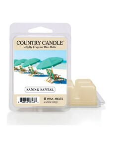 Country Candle Sand & Santal Vonný Vosk, 64 g