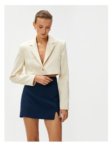 Koton Single Button Crop Blazer Jacket