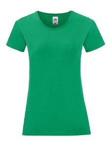 Iconic Women's Green Fruit of the Loom Women's T-shirt