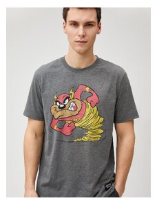 Koton Tasmanian Devil Oversize T-Shirt Licensed Printed