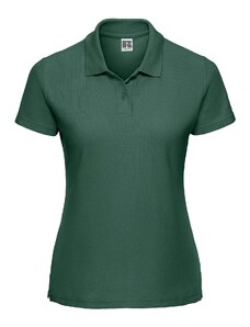 Polycotton Women's Green Polo Shirt Russell