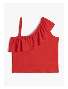 Koton Plain Red Girls' T-Shirt 3SKG10140AK