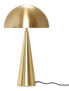 Zlatá kovová stolní lampa Hübsch Mush 50 cm