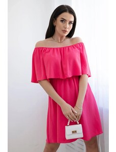 Kesi Španělské šaty s pasem růžový Velikost: univerzální