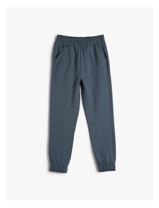 Koton Basic Jogger Sweatpants Raised Pocket Elastic Waist Cotton