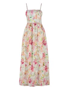 Trendyol Multi Color Floral Pattern A-Line Square Neck Woven Dress