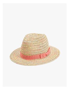 Koton Straw Hat with Bow Detail