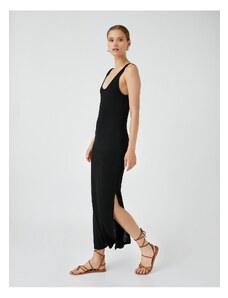 Koton A Slim-fit, Straps Midi Dress