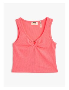 Koton Plain Pink Girls Undershirt 3skg30039ak