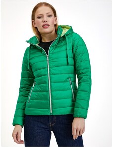 Orsay Zelená dámská zimní prošívaná bunda - Dámské