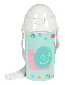 Safta dětská PVC láhev "Šnek" - BPA Free - 500 ml - mint