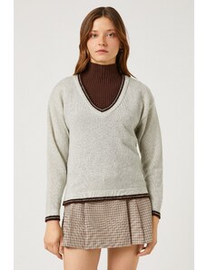 Koton Dvouvrstvý pletený svetr