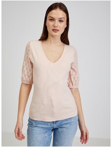 Světle růžové dámské tričko ORSAY - Dámské