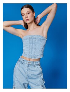 Koton Jeans Bustier Strapless